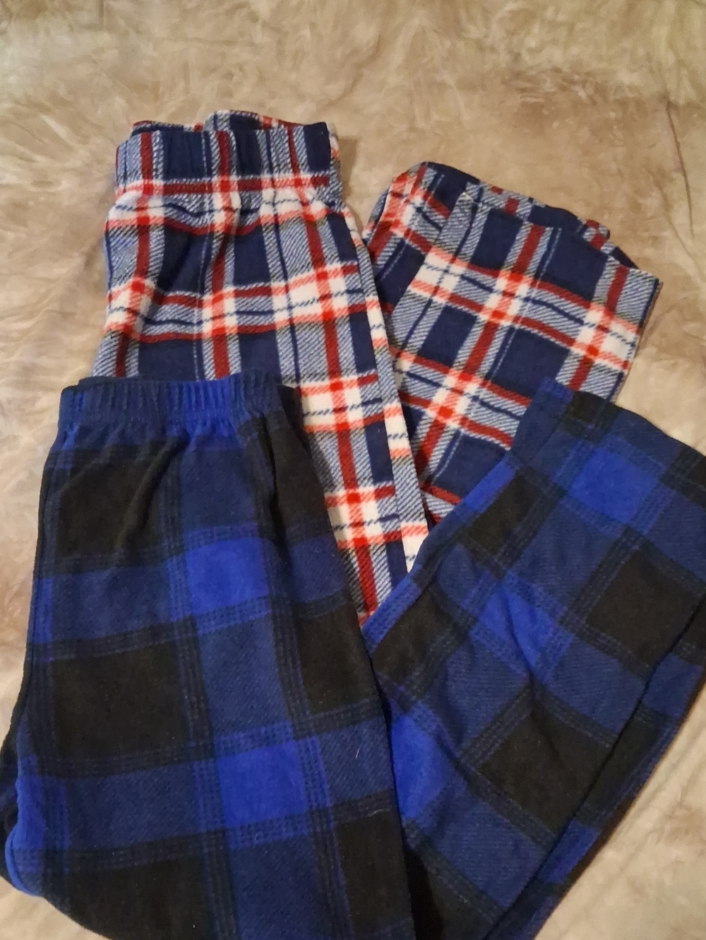 Kids Plaid Pajama Bottoms